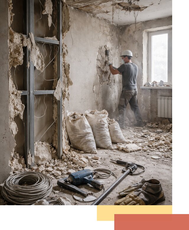 Профессиональный демонтаж зданий и конструкций в Керчи