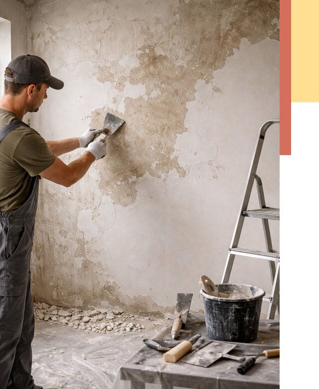 Снятие старой шпаклевки в Керчи от 1889 руб. — быстро и недорого | ОТДЕЛОЧНИК-Крч