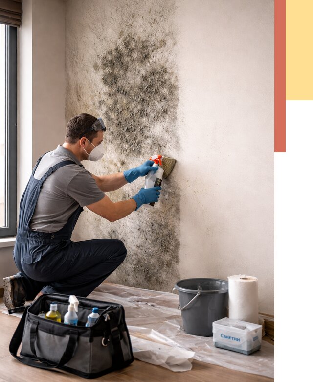 Удаление плесени со стен в Керчи от 2196 руб. — быстро и недорого | ОТДЕЛОЧНИК-Крч