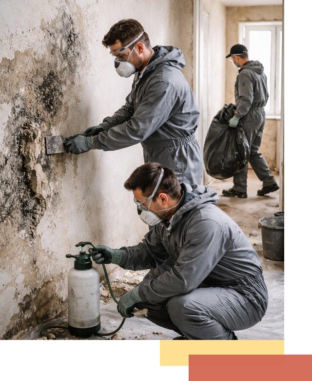 Удаление плесени со стен профессионально в Керчи