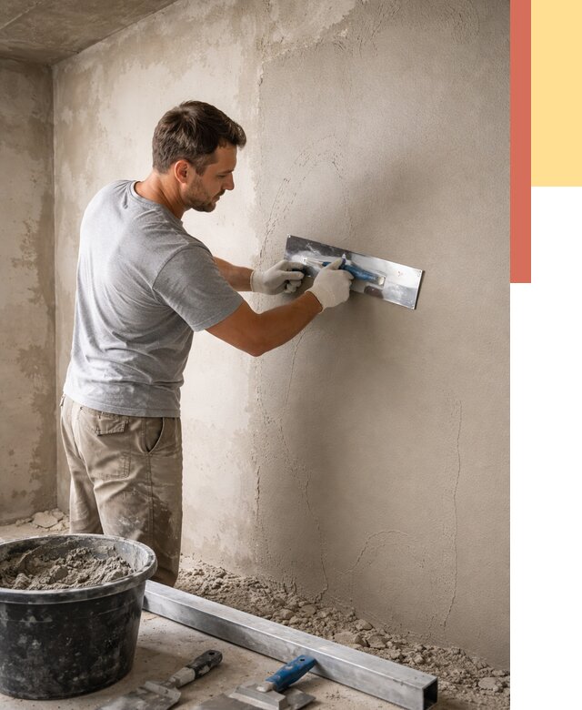 Штукатурка стен без маяков в Керчи от 7353 руб/м2 — услуги и цена | ОТДЕЛОЧНИК-Крч