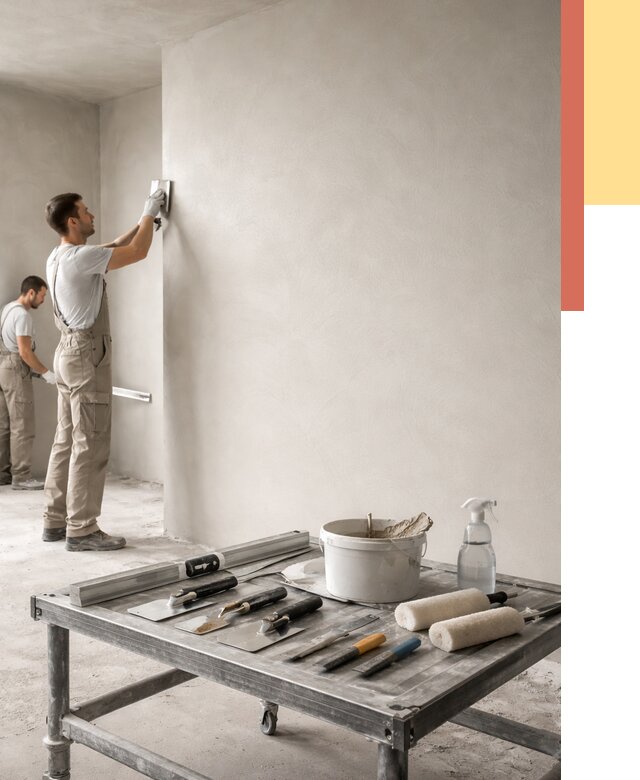 Штукатурка стен под покраску в Керчи от 4595 руб./м² — качественно и недорого | ОТДЕЛОЧНИК-Крч