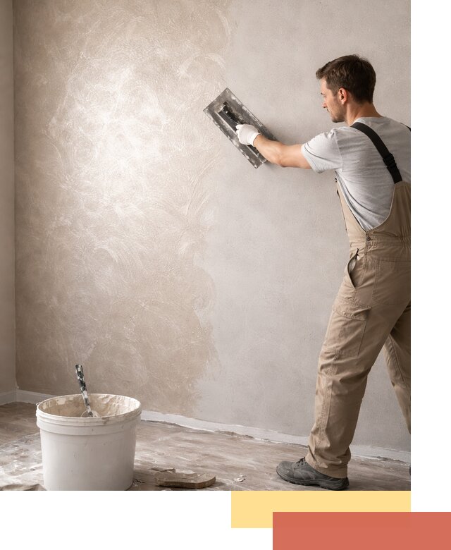 Декоративная штукатурка «Мокрый шелк» под ключ в Керчи