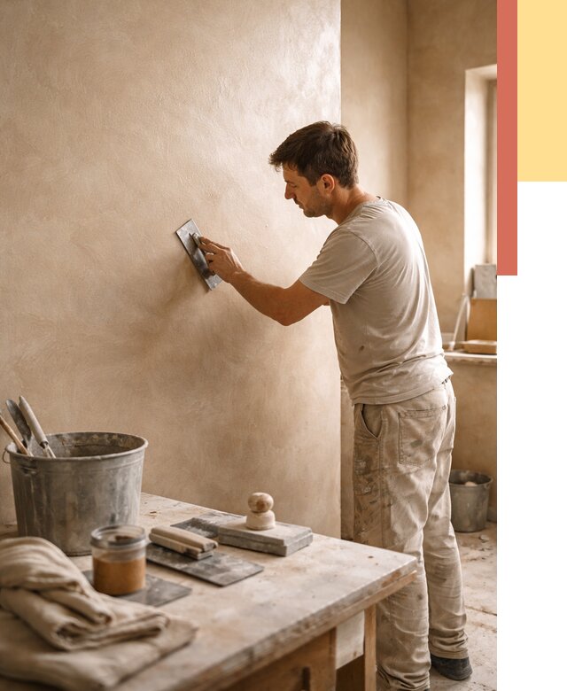 Марокканская штукатурка таделакт в Керчи под ключ от 4289 руб. | ОТДЕЛОЧНИК-Крч