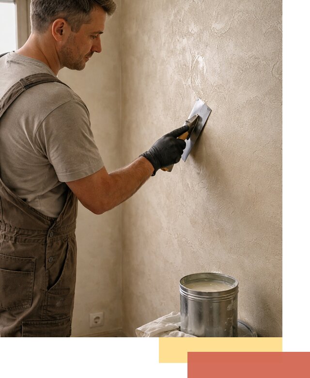 Нанесение воска на штукатурку в Керчи для защиты и блеска