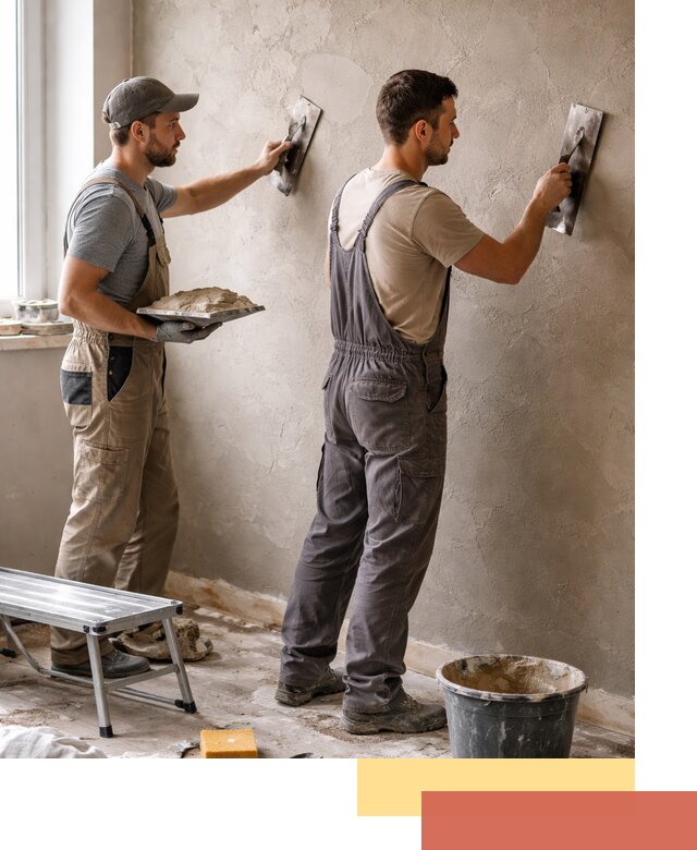 Ремонт декоративной штукатурки и восстановление фактуры в Керчи