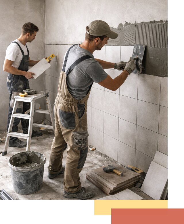 Укладка плитки на стены в Керчи профессионально и надежно