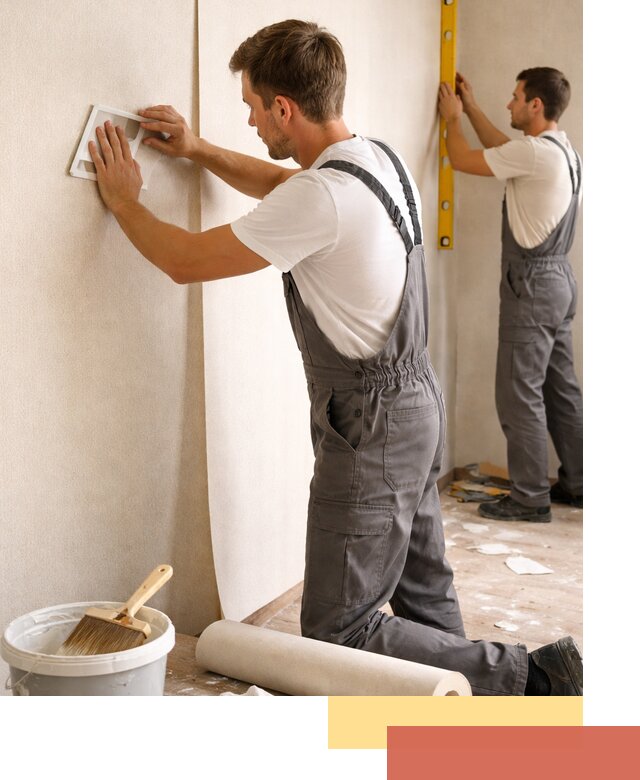 Поклейка бумажных обоев в Керчи качественно и недорого