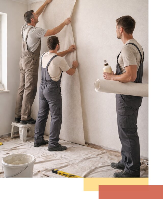 Оклейка стен обоями в Керчи — качественно и профессионально