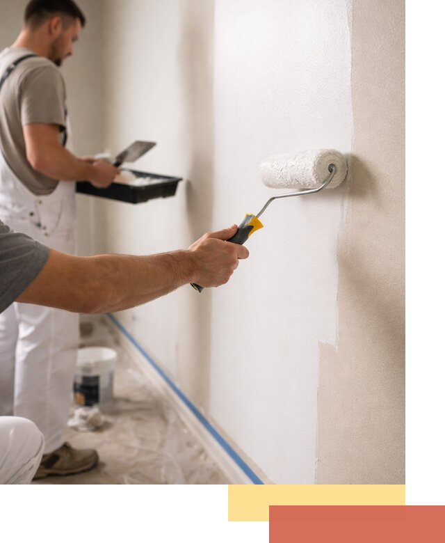 Покраска стен акриловой краской профессионально в Керчи