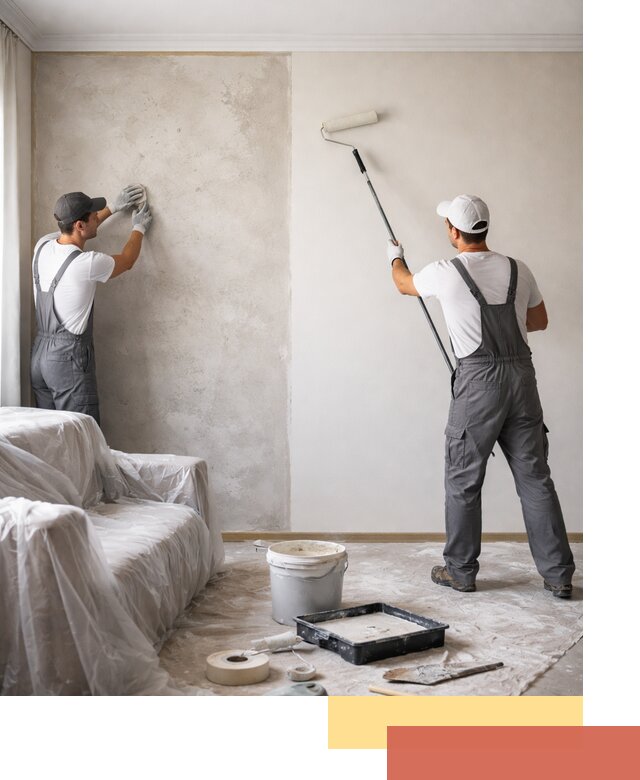 Покраска стен антивандальной краской в Керчи