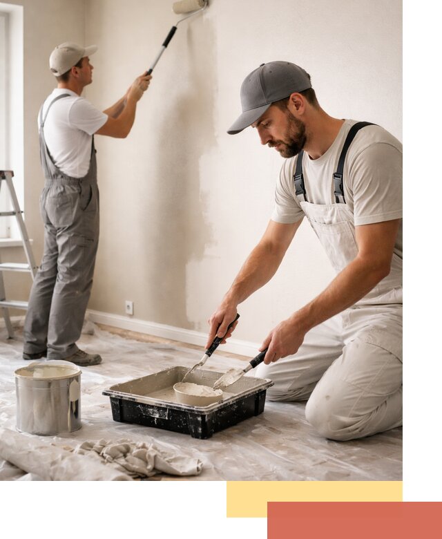 Покраска стен в квартире в Керчи — профессионально и аккуратно