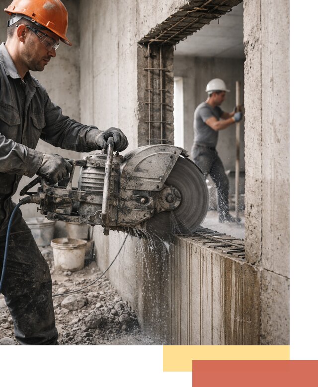 Алмазная резка проемов в Керчи быстро и точно