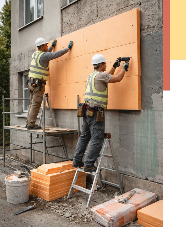 Утепление стен пеноплексом в Керчи от 1889 руб./м2 — быстро и недорого | ОТДЕЛОЧНИК-Крч