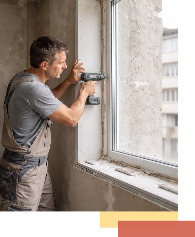 Монтаж гипсокартонных откосов в Керчи под ключ