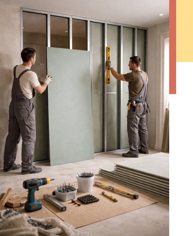 Перегородка из влагостойкого гипсокартона в Керчи от 4902 руб. — монтаж под ключ | ОТДЕЛОЧНИК-Крч