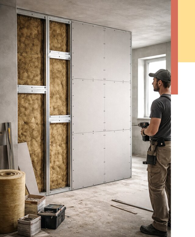 Усиленная перегородка под навеску в Керчи от 13071 руб. — монтаж под ключ | ОТДЕЛОЧНИК-Крч