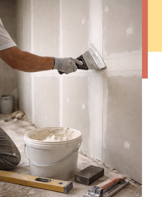 Шпаклевка перегородок из гипсокартона в Керчи от 2553 руб. — услуги ОТДЕЛОЧНИК-Крч