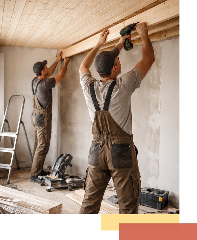 Монтаж потолка из вагонки в Керчи профессионально и аккуратно