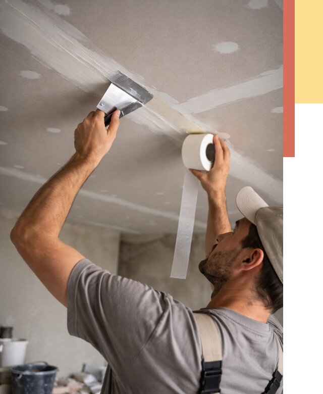 Обработка швов потолка ГКЛ в Керчи от 7659 руб. под ключ | ОТДЕЛОЧНИК-Крч