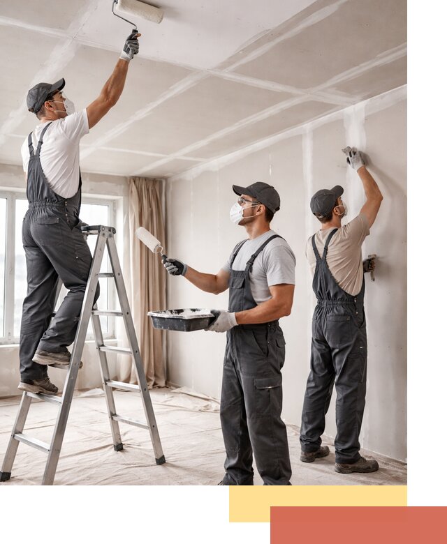 Покраска потолка из гипсокартона в Керчи качественно и недорого