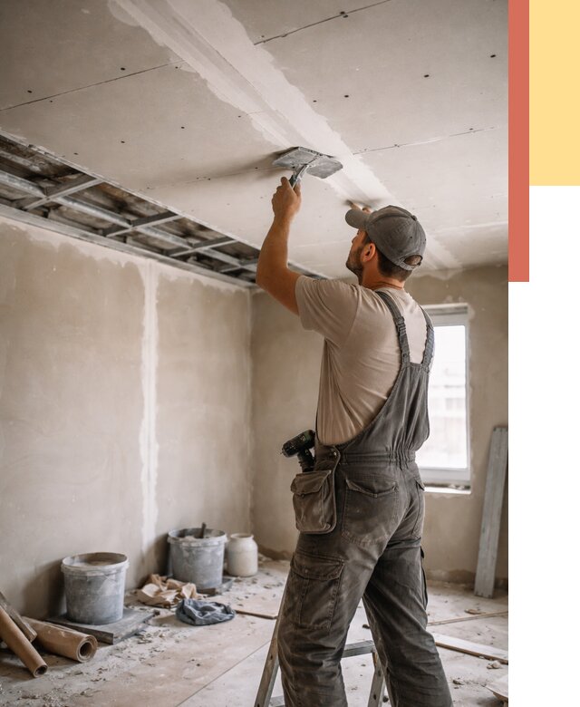 Ремонт потолка из гипсокартона в Керчи от 664 руб./м² — быстро и недорого | ОТДЕЛОЧНИК-Крч