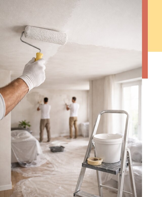 Покраска потолка акриловой краской в Керчи от 2553 руб. | ОТДЕЛОЧНИК-Крч