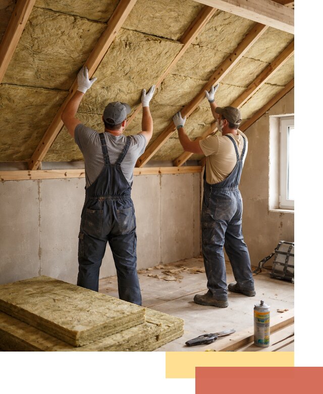 Утепление потолка минеральной ватой в Керчи