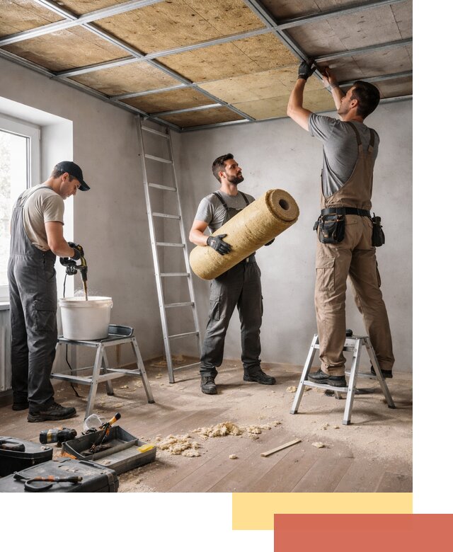 Шумоизоляция потолка в Керчи: профессиональный монтаж и отделка