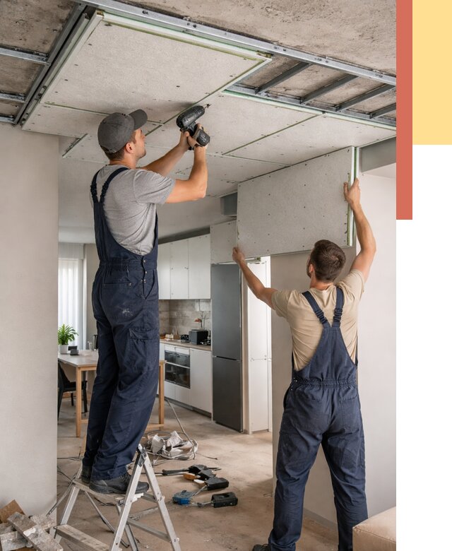 Шумоизоляция потолка панелями зипс в Керчи от 1889 руб. под ключ | ОТДЕЛОЧНИК-Крч